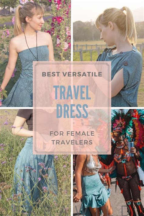 1 Dress 20 Ways To Wear It The Ultimate Travel Dress Travel Dress