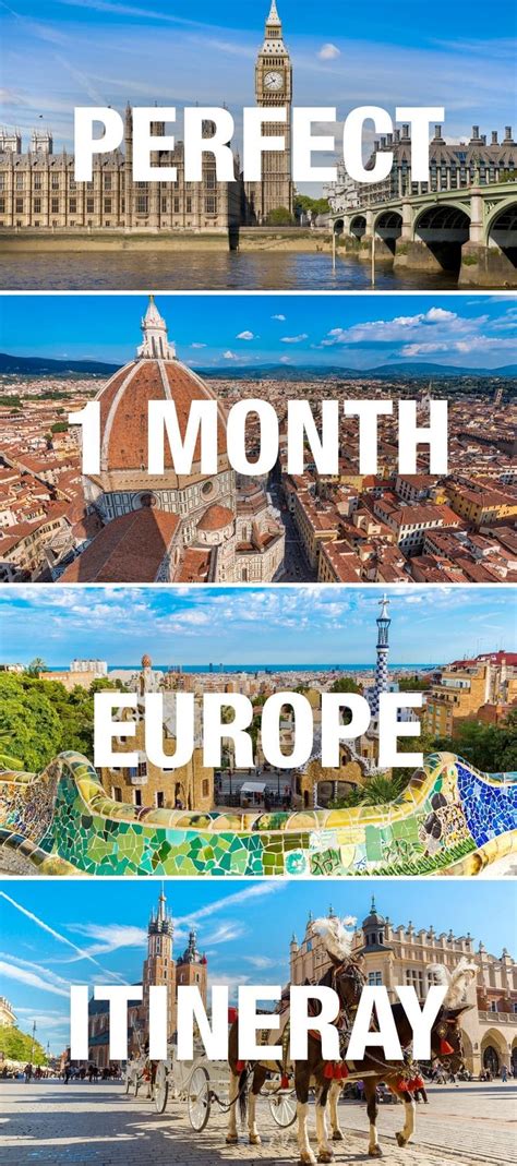 1 Month In Europe The Perfect Europe Itinerary Road Affair