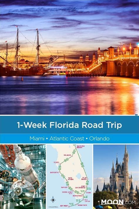 1 Week Florida Road Trip Miami The Atlantic Coast Orlando Travel