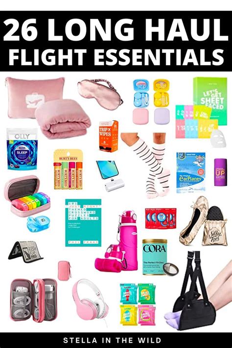 10 Absolute Must Haves For A Long Flight Long Flights Travel Essentials For Women Packing