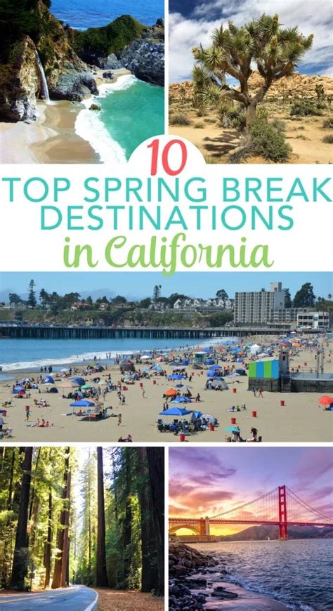 10 Amazing Spring Break Destinations In California For Families Trips