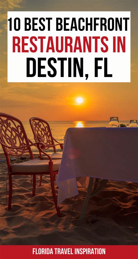 10 Best Beachfront Restaurants In Destin Fl Florida Travel Inspiration