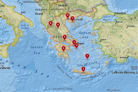 10 Best Places To Visit In Greece With Map Touropia