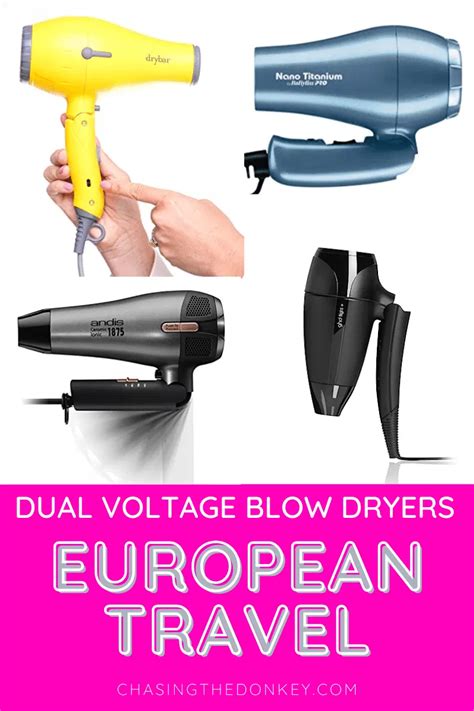 10 Best Travel Hair Dryers For Europe Dual Voltage Blowdryers