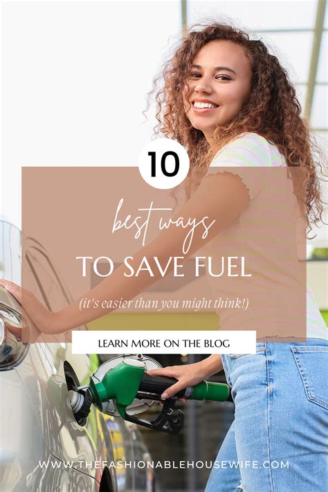 10 Best Ways To Save Fuel The Fashionable Housewife