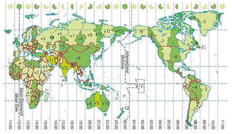 10 Countries With The Most Time Zones Worldatlas