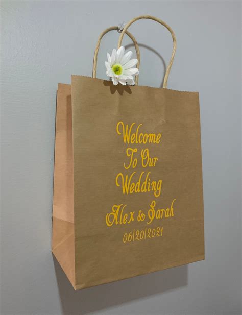 10 Destination Wedding Guest Gift Bag Etsy