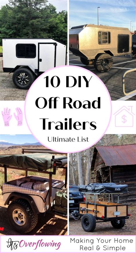 10 Diy Off Road Trailer Plans To Build Yours Quickly