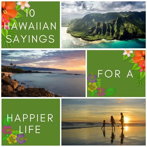 10 Hawaiian Sayings For A Happier Life Hawaiian Quotes Hawaiian