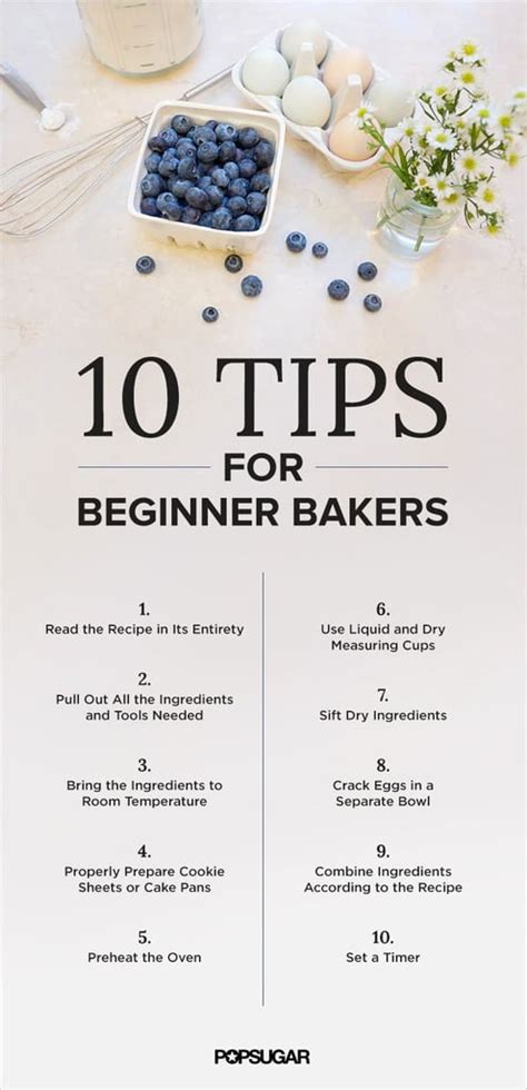 10 Tips For Beginner Bakers Best Baking Charts Popsugar Food Photo 2