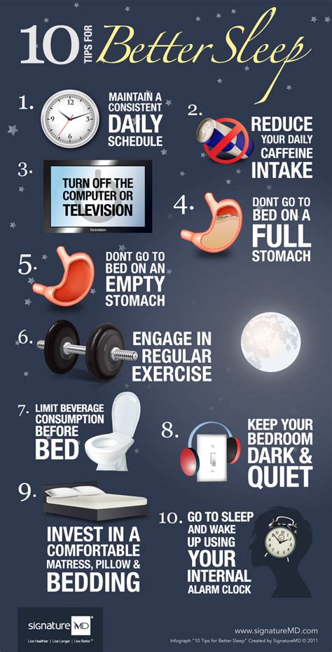 10 Tips For Better Sleep