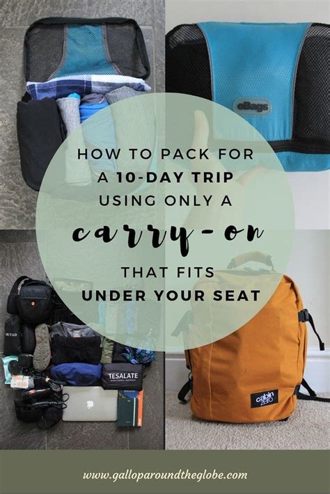 10 Tips To Pack For 10 Days In A Carry On Packing Tips For Travel