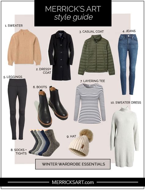 10 Winter Wardrobe Essentials You Should Own Merrick S Art