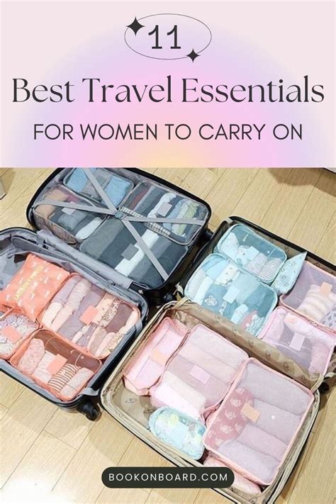 11 Best Travel Essentials For Women Travel Essentials Carry On In