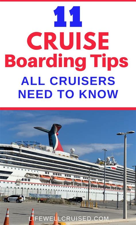 11 Cruise Boarding Tips You Need To Know Cruise Tips Cruise Cruise