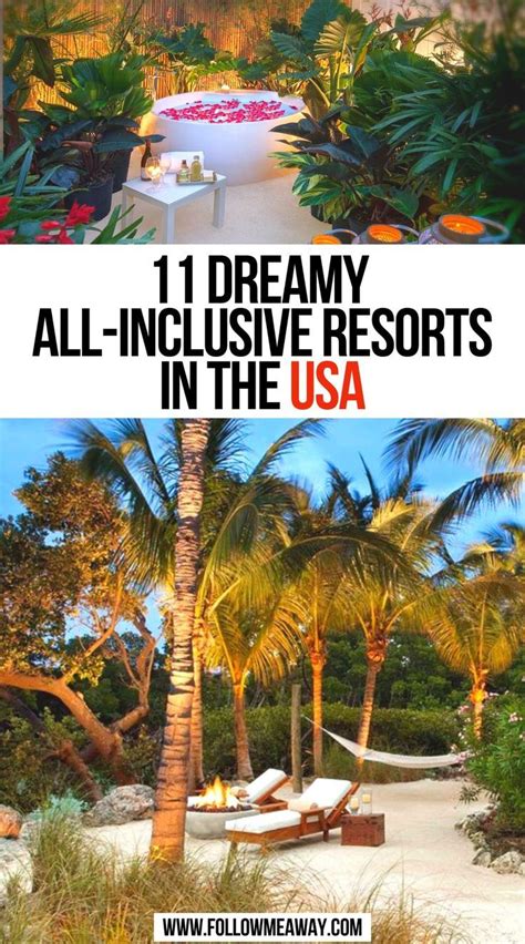 11 Dreamy All Inclusive Resorts In America Honeymoon Destinations All