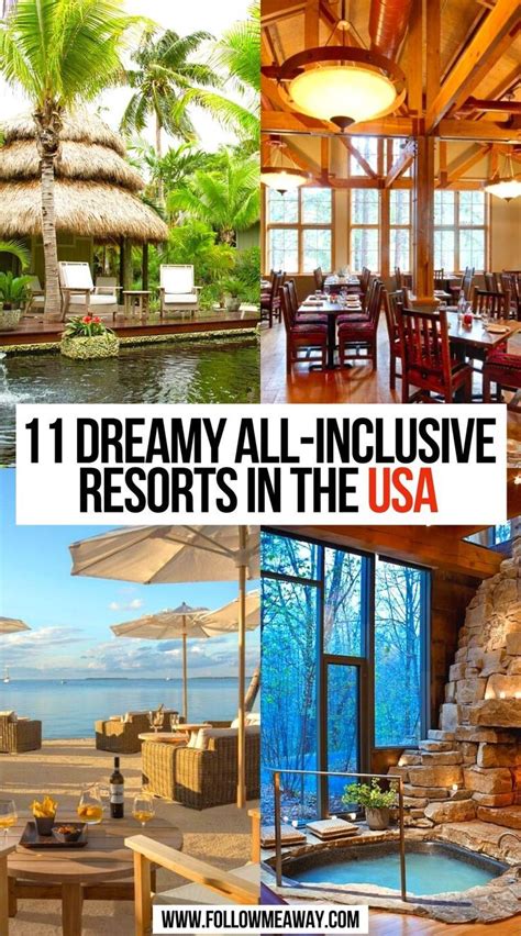 11 Dreamy All Inclusive Resorts In The Usa Vacations In The Us