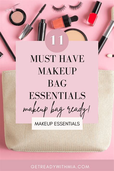 11 Must Have Travel Makeup Bag Essentials Get Ready With Mia