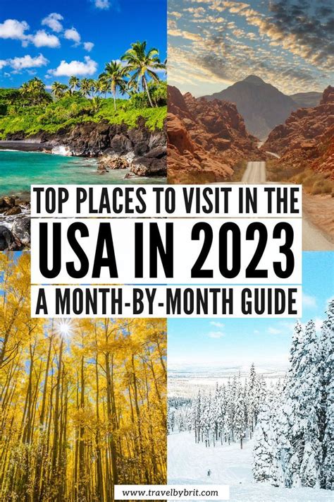 12 Best Places To Visit In The Usa By Month In 2023