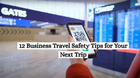 12 Business Travel Safety Tips For Your Next Trip Youtube