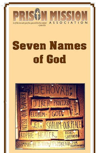 12 Seven Names Of God Pma Blog Devos By Pastor Hollier Prison Mission