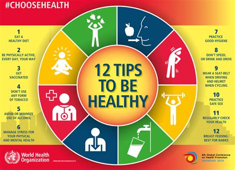 12 Tips For A Healthy Lifestyle