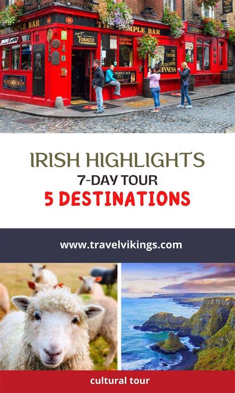 1283 Guided 5 City 7 Day All Inclusive Ireland Tour