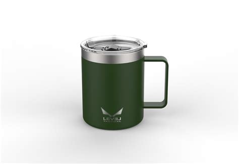 12Oz Ss Travel Coffee Mug With Handle And Powder Coating Yongkang