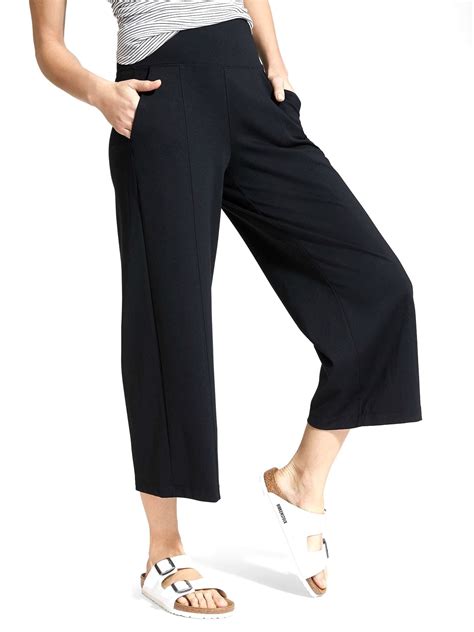 13 Best Black Travel Pants According To Our Readers Wide Leg Linen Pants Fashion Cropped