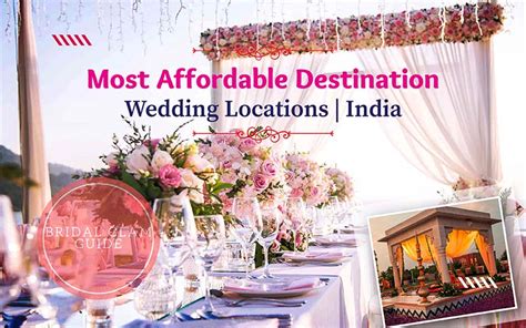 15 Best Most Affordable Destination Wedding Locations In India