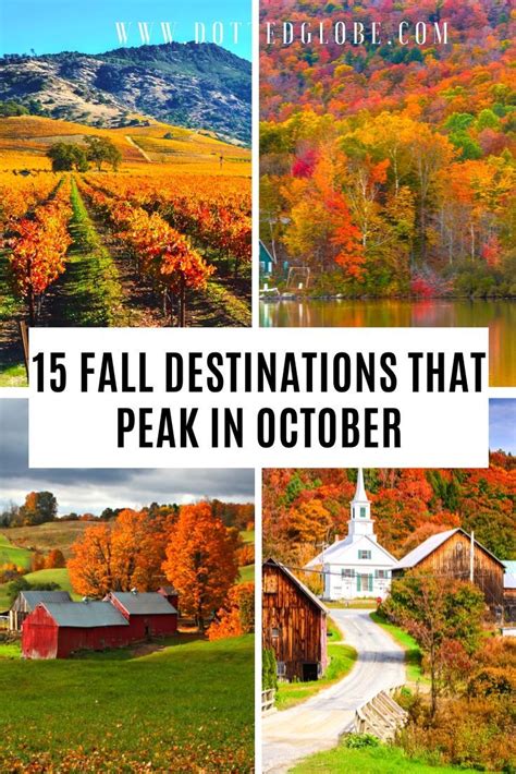 15 Best Places To See The Fall Foliage In October Best Places To