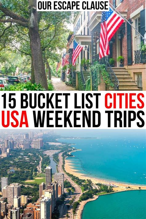 15 Cool Cities Perfect For Weekend Getaways In The Usa Usa Vacation