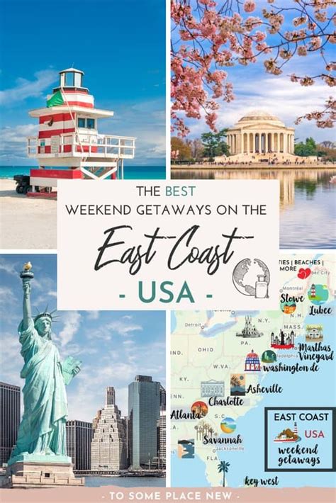 15 Very Best Weekend Getaways On The East Coast Tosomeplacenew