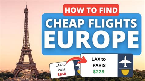 16 Ways To Find Cheap Flights To Europe