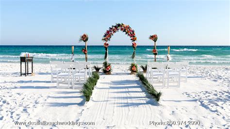 17 Destin Beach Wedding Packages Destin Fl Beach Weddings