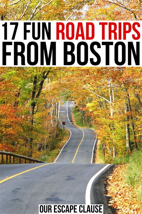 17 Fun Weekend Getaways From Boston Our Escape Clause