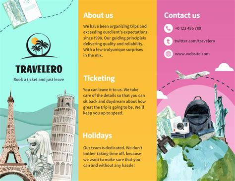 17 Travel Brochure Examples To Attract More Tourists