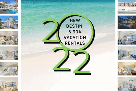 18 New Destin 30A Rentals For 2022