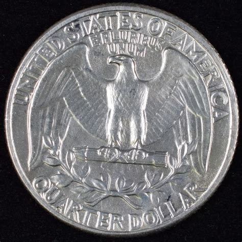 1934 Washington Quarter Heavy Motto Bright White Gem Bu