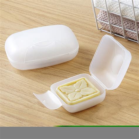 1Pc Creative New Fashionable Mini Compact Portable Travel Soap Dish Double Layer Sealed