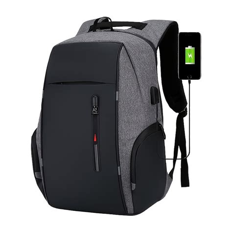 1Pc Men Amp 39 S Anti Theft Bag Laptop Backpack Large Capacity Business Bag For Travel Usb Charging