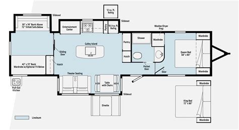 2 Bedroom Travel Trailers 10 Best Floor Plans