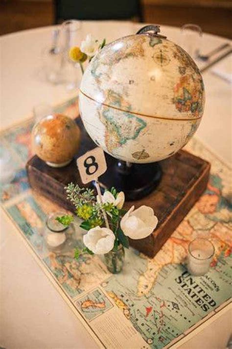 20 Awesome Travel Themed Wedding Ideas Uk Wedding Styling Decor