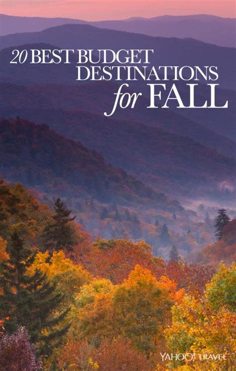 20 Best Budget Destinations For Fall