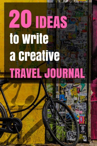 20 Ways To Write A Creative Travel Journal Annie Anywhere