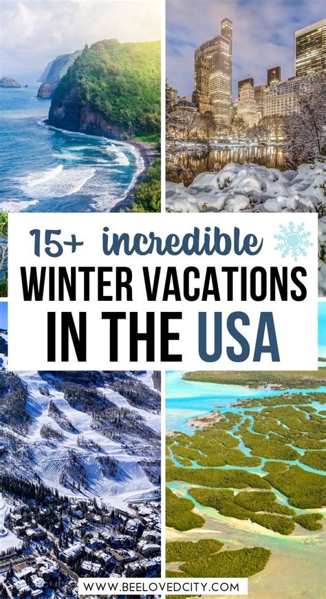 20 Winter Destinations In The Usa Winter Vacation Spots Best Winter