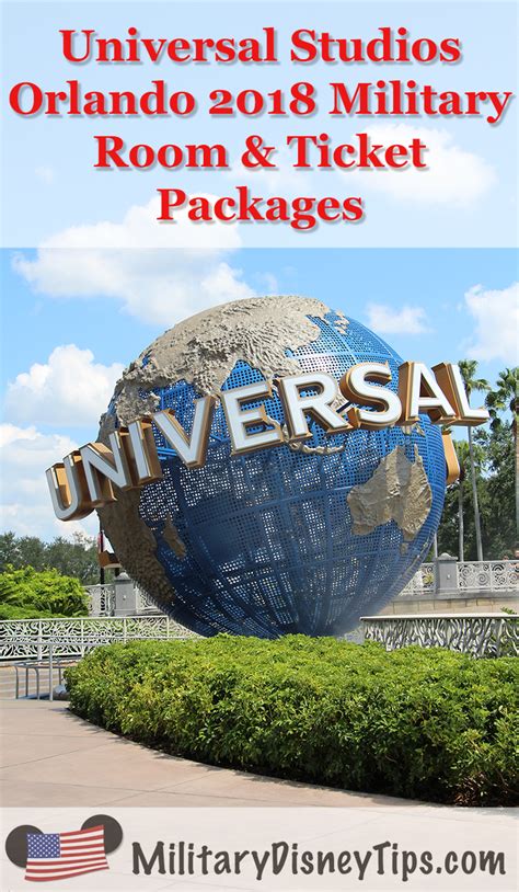 2018 Universal Studios Orlando Military Room And Ticket Packages