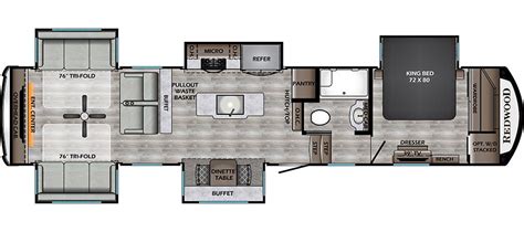 2020 Redwood 5Th Wheel Floor Plans Floorplans Click