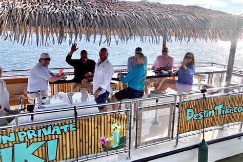 2023 2 Hour Private Tiki Boat Tour Up To 18Ppl Destin Florida