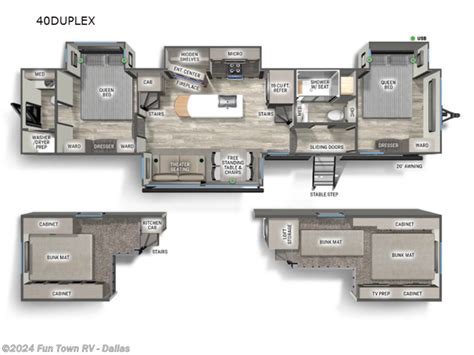 2024 Forest River Sierra Destination Trailers 40Duplex Rv For Sale In